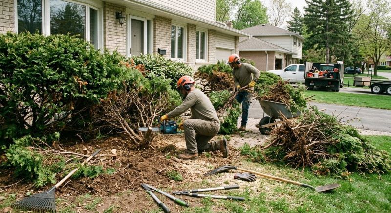 Garden Shrub Removal Service